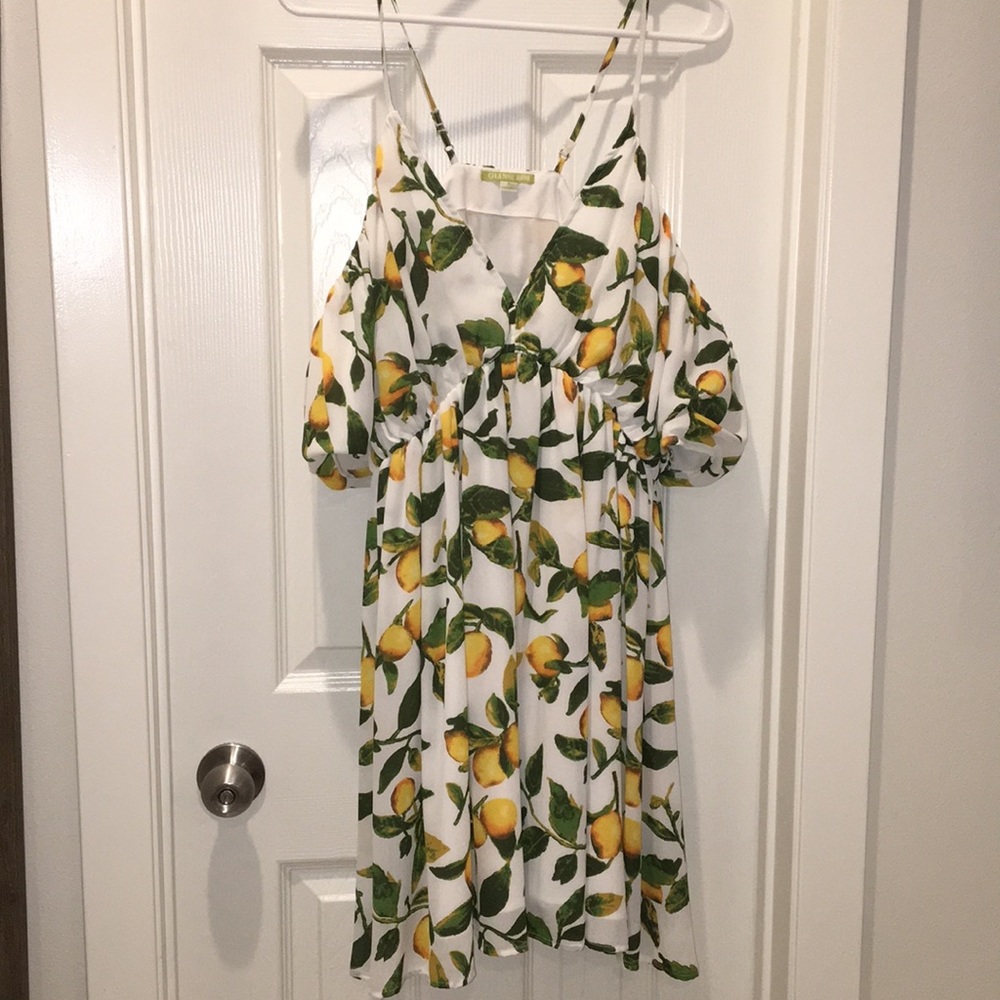 Gianni Bini lemon print dress